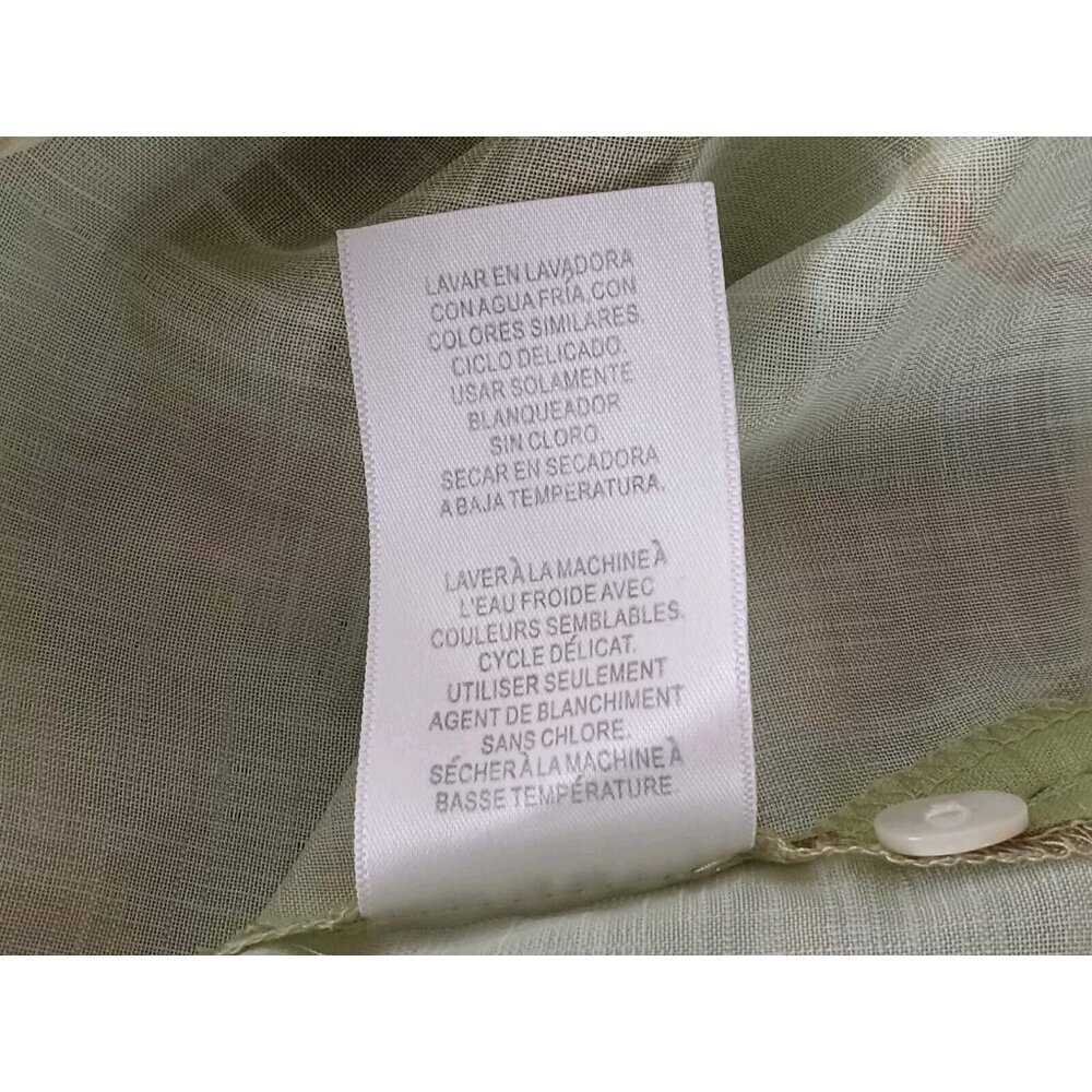 Alfred Dunner SZ 16 Women’s Light Weight Over Blouse Top Fall Floral 3/4 Sleeve - Picture 10 of 10
